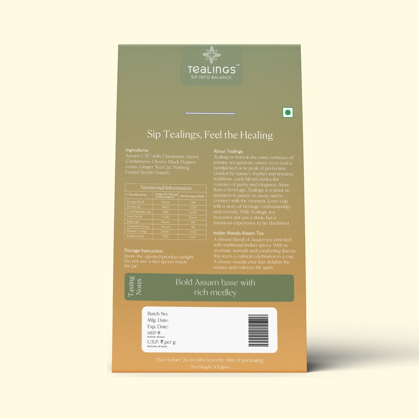Indian Masala Assam Tea