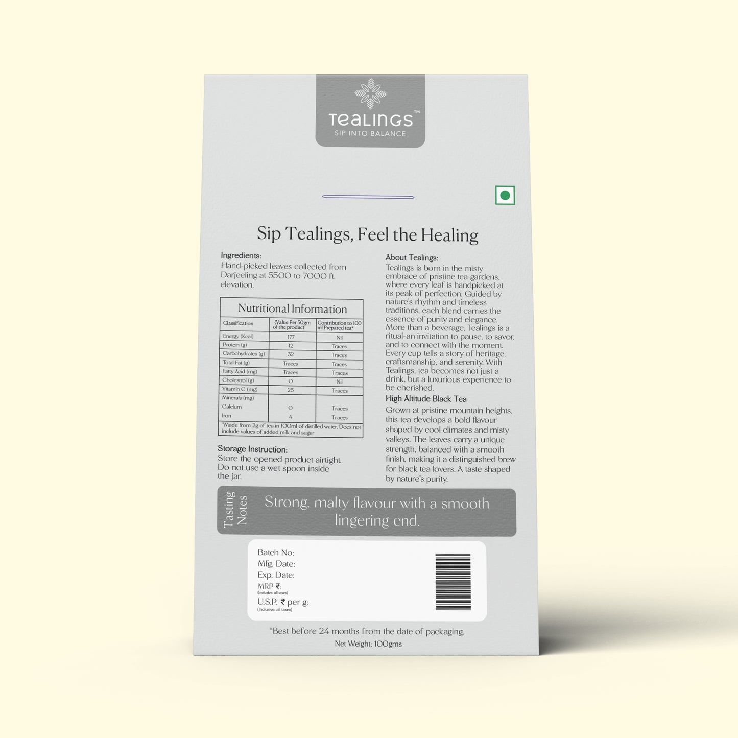 High Altitude Black Tea