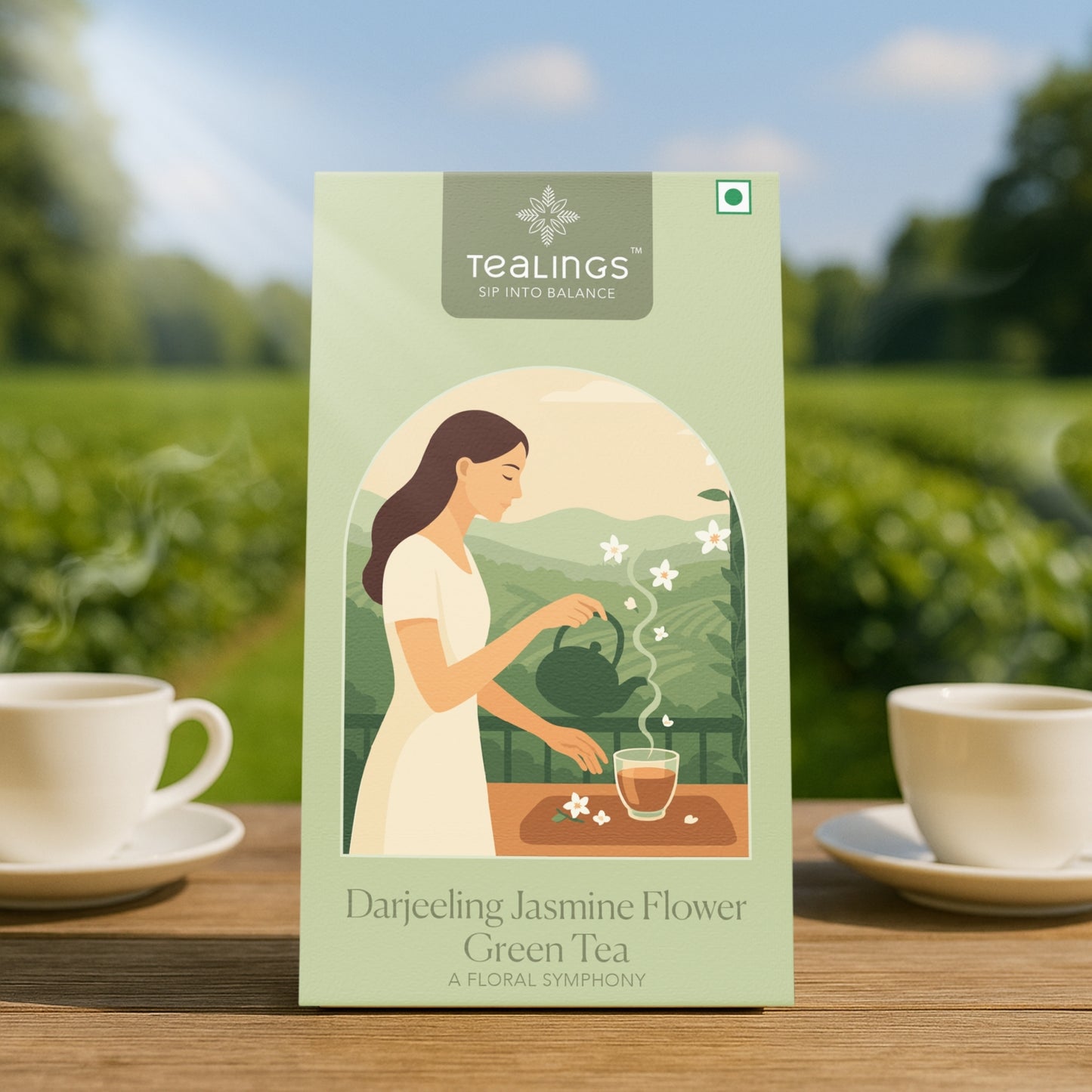 Darjeeling Jasmine Flower Green Tea