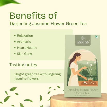 Darjeeling Jasmine Flower Green Tea