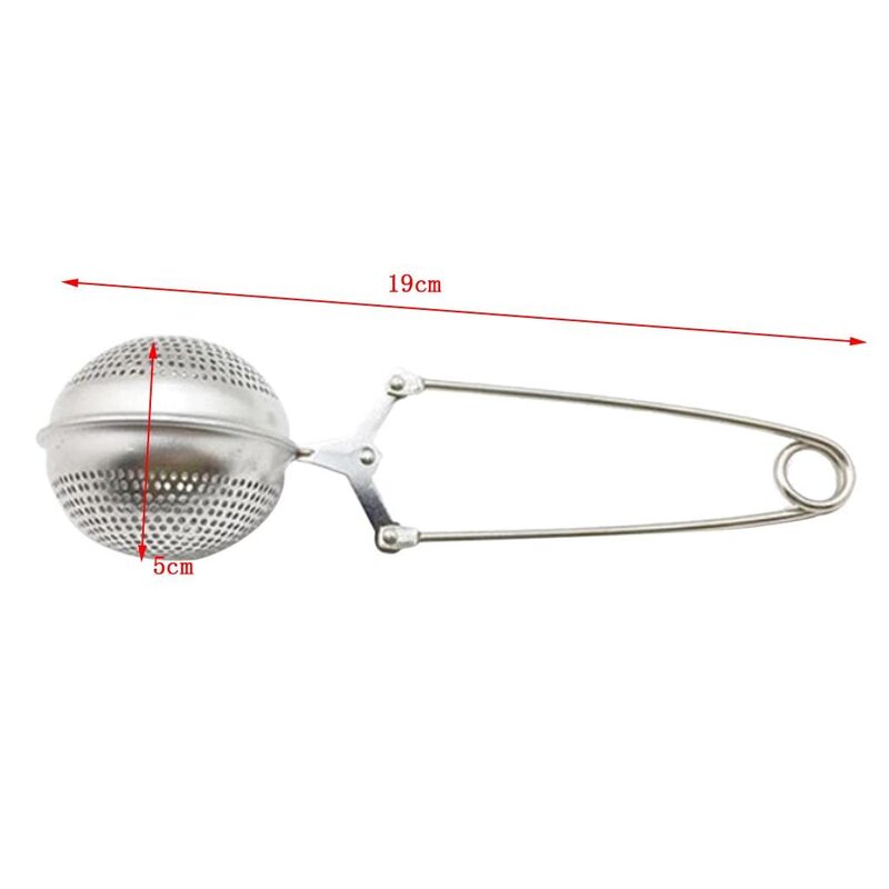 Round Ball Stainless Steel Tea Infuser with Handle