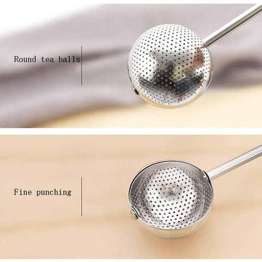Modern Sphere Tea Infuser with Grip Handle