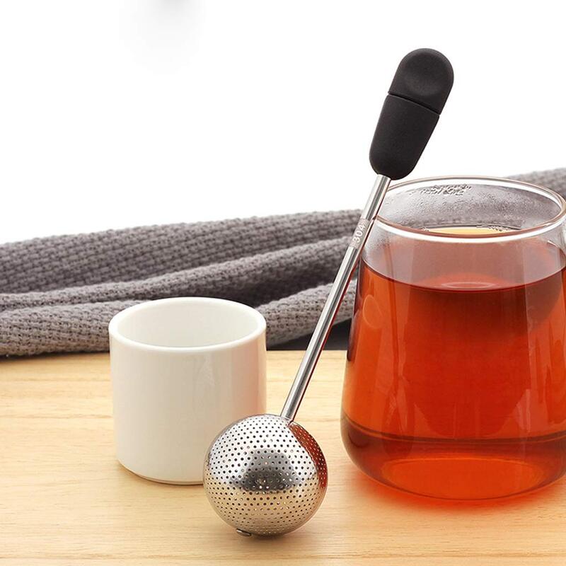 Modern Sphere Tea Infuser with Grip Handle