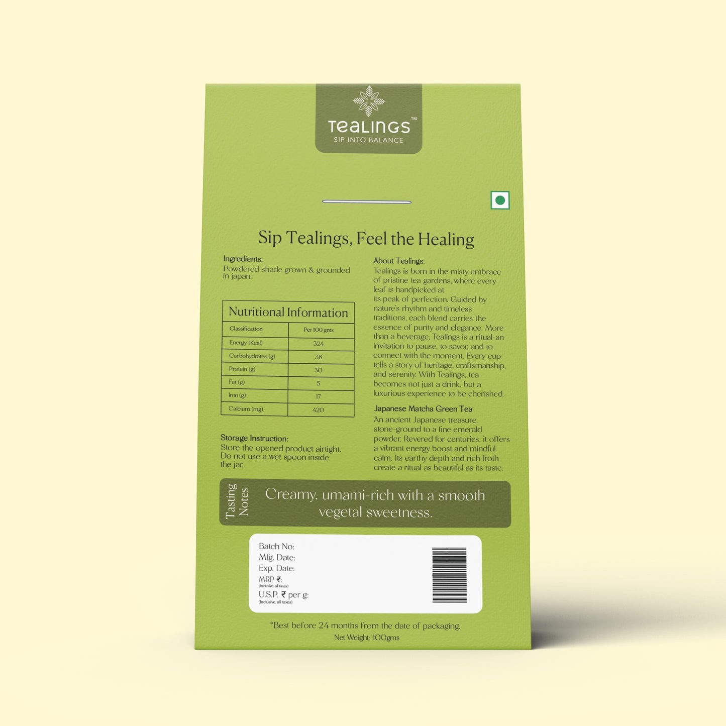Matcha Green Tea