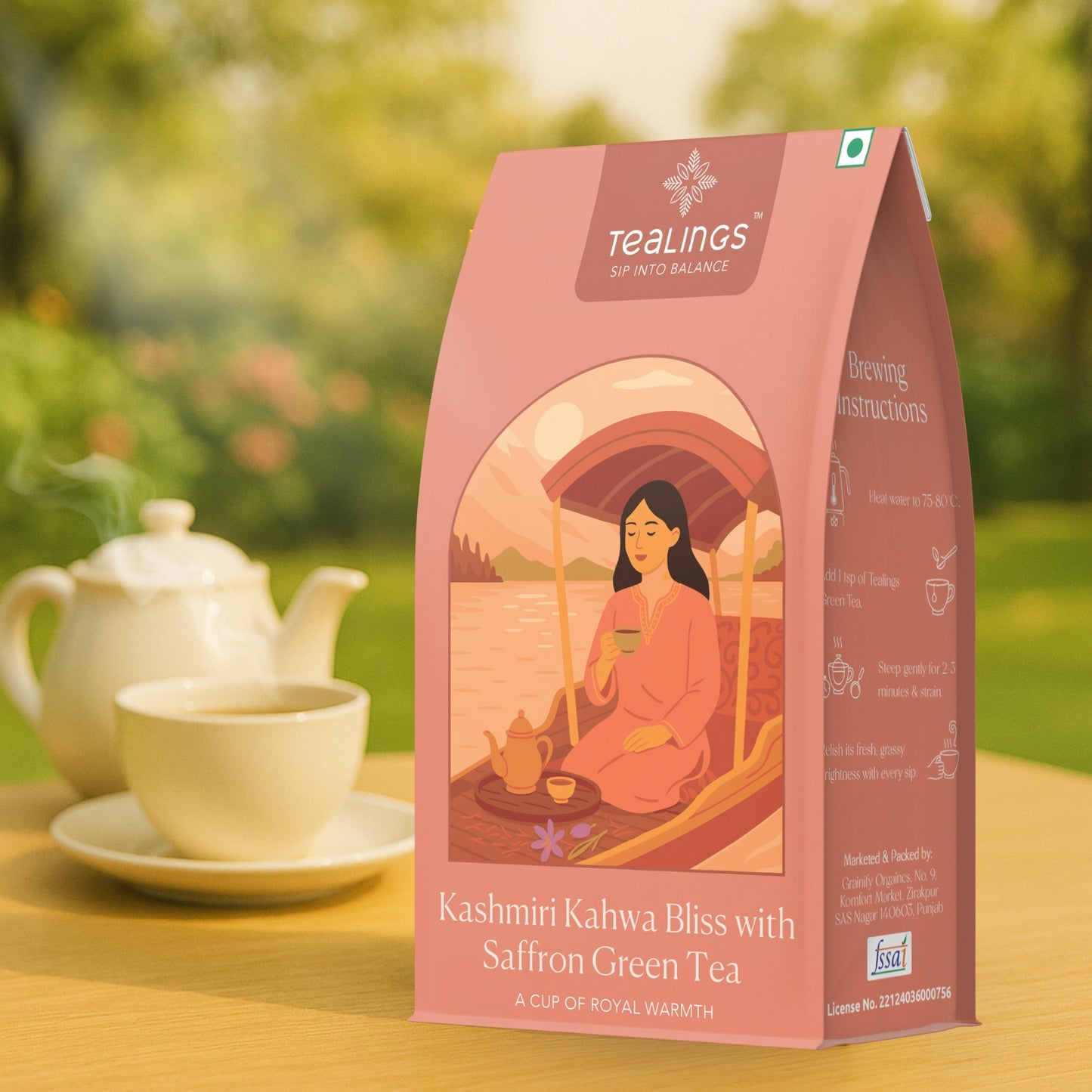 Kashmiri Kahwa Bliss with Saffron Green Tea