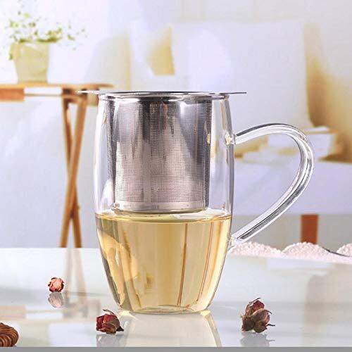 Luxe Basket Infuser with Lid- Golden & Silver