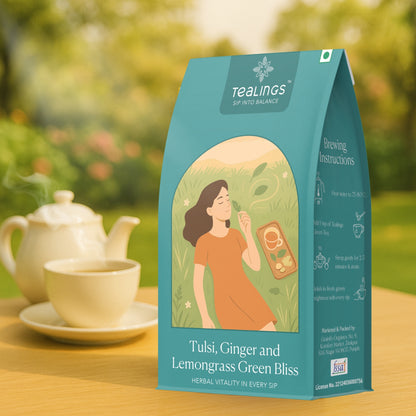 Tulsi , Ginger & Lemongrass Green Bliss