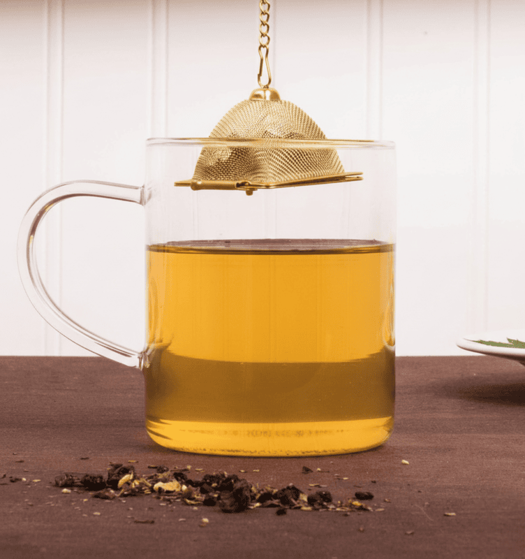 Golden Pyramid Tea Infuser
